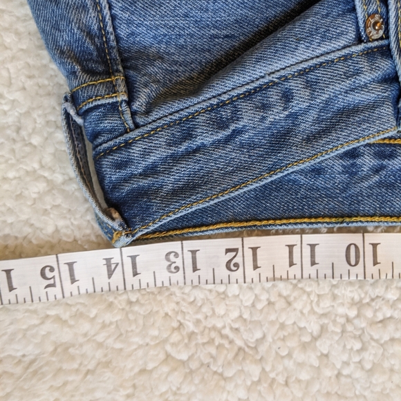 Levi's 501 Button Fly Straight High Rise Mom Jeans - Picture 4 of 8